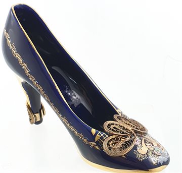 Flodt dame sko for dekoration - Perselæn. Sheos. 1 stk